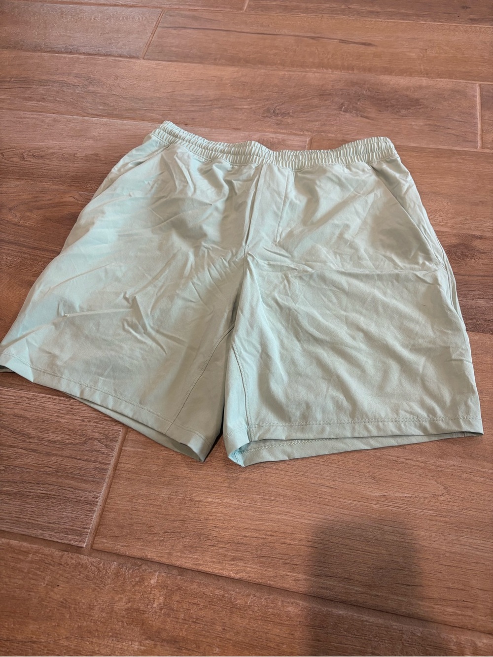 Lululemon Shorts Mens Medium Teal Pace Breaker lined